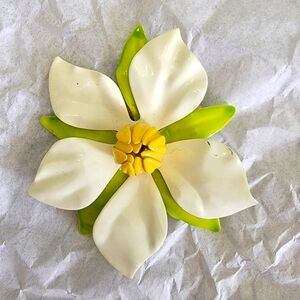 Sarah Coventry Polynesian Brooch, Magnolia Brooch